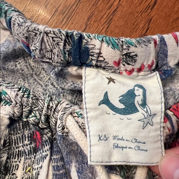 Anthropologie linen pants Boho Elephant Print - XS - Picture 6 of 7